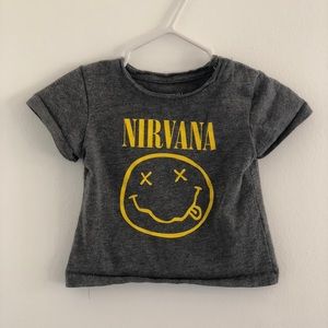 Nirvana band infant shirt 0/3 months